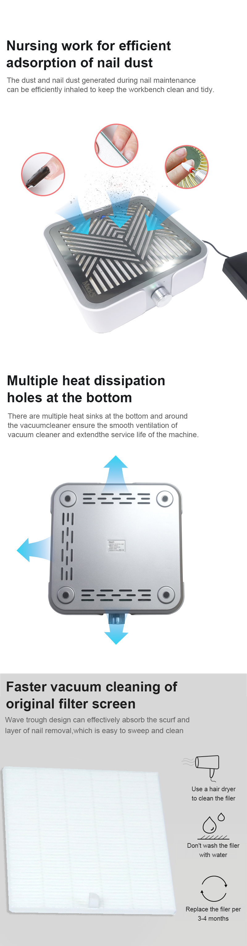 Quiet and Powerful Vacuum Cleaner