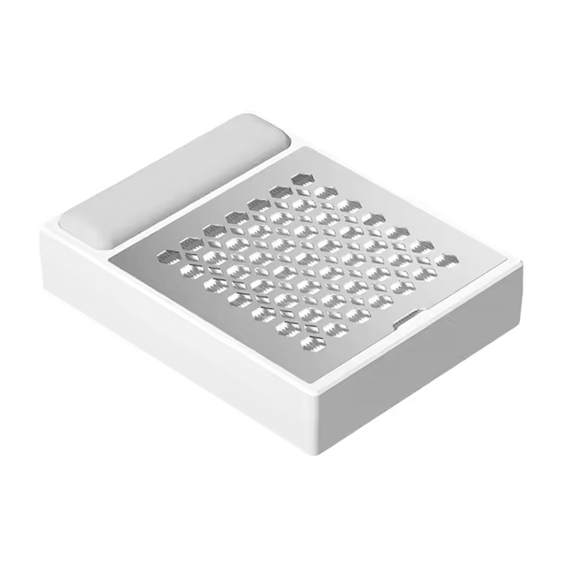 Mtoza vumbi la msumari na kupumzika kwa mkono mdogo